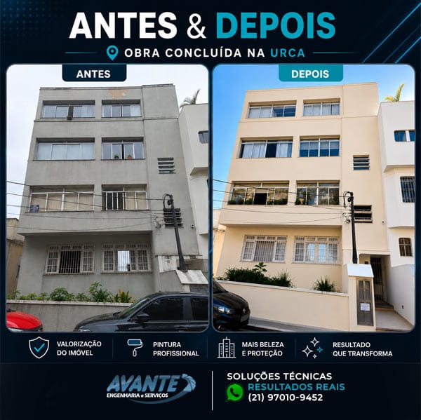 antes e depois reforma de fachada